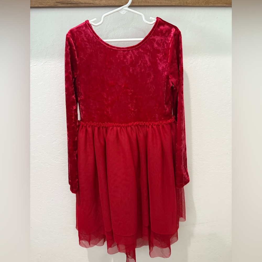 Red holiday dress